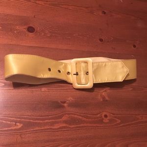 Satin finish waist belt